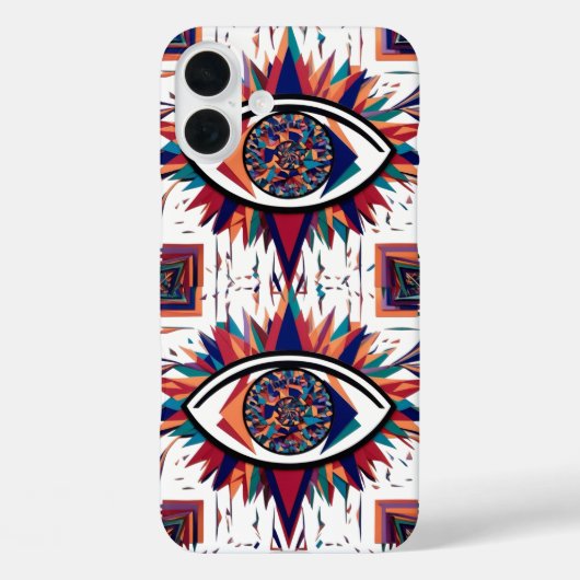 Coques Case-Mate iPhone Vision géométrique des yeux Abstraits - Moderne (Verso)