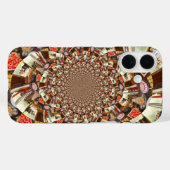 Coques Case-Mate iPhone Vision Psychédélique | Teintes Abstraites Brun Ter (Verso (horizontal))