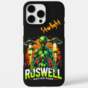 Coques iPhone 16 Pro Max Visites d'Aliens au parc Roswell Nation Park !
