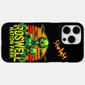 Coques Case-Mate iPhone Visitez la salle de rencontre des Aliens de Roswel (Verso (horizontal))