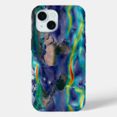 Coques Case-Mate iPhone Visualisation Des Vents Mondiaux. (Verso)