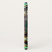 Coques Case-Mate iPhone Vitrail Art nouveau floral (Dos/Gauche)