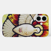 Coques Case-Mate iPhone vitrail de la colombe du Saint-Esprit (Verso (horizontal))