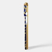 Coques Case-Mate iPhone Vitrail Élégant avec Rose Dorée (Verso / Gauche)