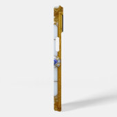 Coques Case-Mate iPhone Vitrail Élégant avec Rose Dorée (Verso / Droite)