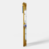 Coques Case-Mate iPhone Vitrail Élégant avec Rose Dorée (Verso / Gauche)