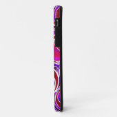 Coques Case-Mate iPhone Vitrail violet Abstrait (Dos/Gauche)