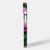 Coques Case-Mate iPhone Vitraux aux orchidées roses (Verso / Gauche)