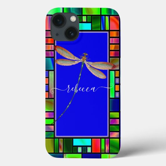 Coques Case-Mate iPhone Vitre et libellule personnalisée  (Verso)