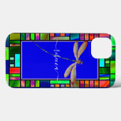 Coques Case-Mate iPhone Vitre et libellule personnalisée  (Verso (horizontal))