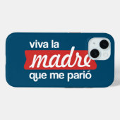 Coques Case-Mate iPhone Viva la madre que me parió (Verso (horizontal))