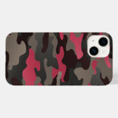 Coques Case-Mate iPhone Viva Magenta et Grey Camo (Verso (horizontal))