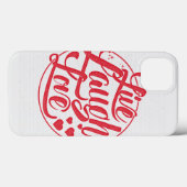 Coques Case-Mate iPhone Vivent l'amour de rire (Verso (horizontal))