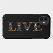 Coques Case-Mate iPhone Vivez Dans L'Art Word Inspirationnel Actuel (Dos (Horizontal))