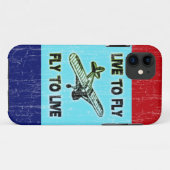 Coques Case-Mate iPhone Vivez pour voler, voler pour vivre (Dos (Horizontal))