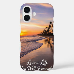 Coques iPhone 16 Vivez une vie dont vous vous souviendrez