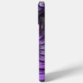 Coques Case-Mate iPhone Vivid Cool Abstrait rose violet Fractal Art Spiral (Verso / Gauche)