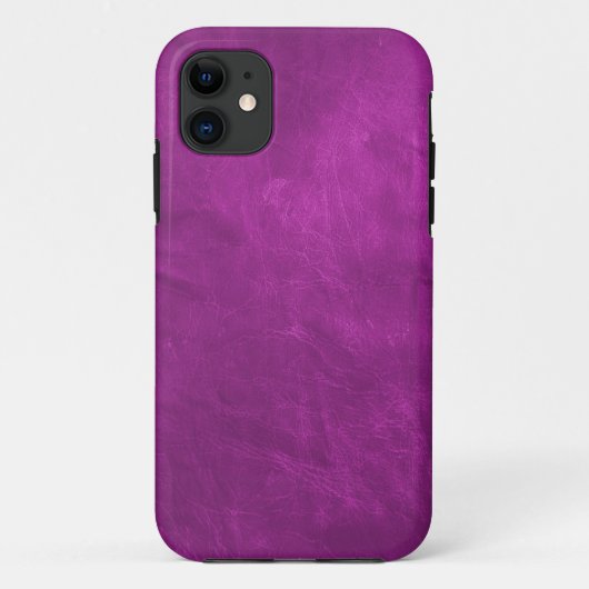 Coques Case-Mate iPhone Vivid Magenta Cuir (Dos)