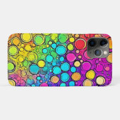 Coques Case-Mate iPhone Vivid Rainbow Bubble Abstraction (Dos (Horizontal))