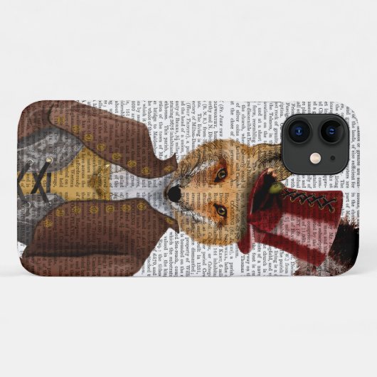 Coques Case-Mate iPhone Vivienne Steampunk Fox (Dos (Horizontal))