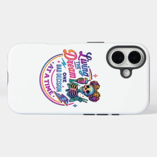 Coques Case-Mate iPhone Vivre Le Rêve... (Verso (horizontal))