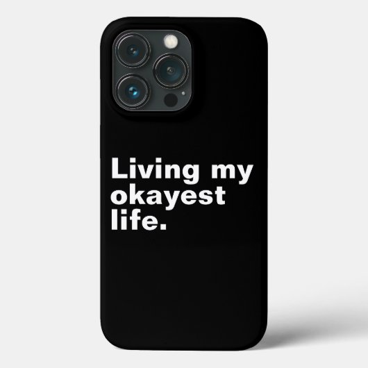 Coques Case-Mate iPhone Vivre ma vie la plus agréable. (Verso)