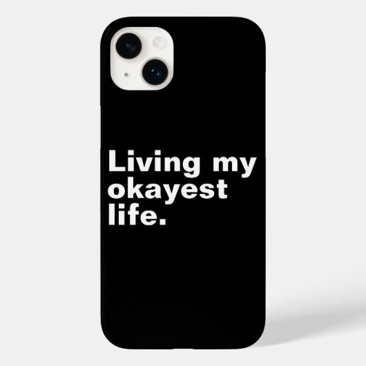 Coques Case-Mate iPhone Vivre ma vie la plus agréable. (Verso)