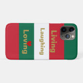 Coques Case-Mate iPhone Vivre, rire, aimer (Dos (Horizontal))