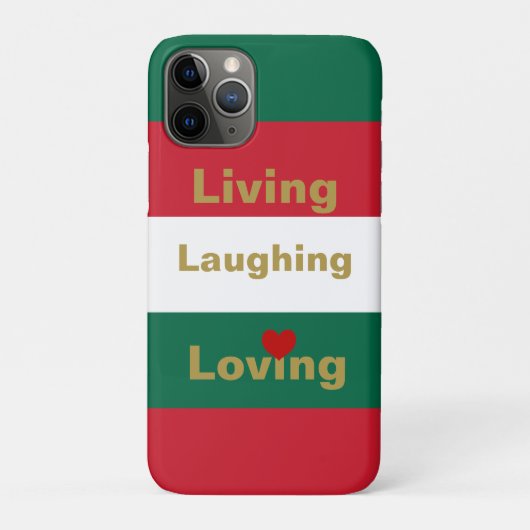 Coques Case-Mate iPhone Vivre, rire, aimer (Dos)