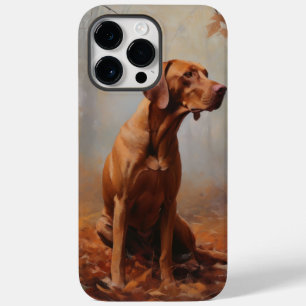 Coque Pour Pour iPhone 14 Pro Max Vizsla à l'automne Feuilles automne Inspire