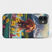 Coques Case-Mate iPhone Vizsla sur une rame : une aventure Pittoresque (Dos (Horizontal))