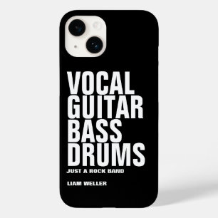 Coques Pour iPhone vocal, guitare, basse, batterie... rock