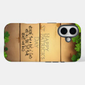 Coques Case-Mate iPhone Vœux chanceux de la Saint-Patrick 🍀 (Verso (horizontal))
