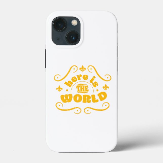 Coques Case-Mate iPhone Voici le monde (Verso)