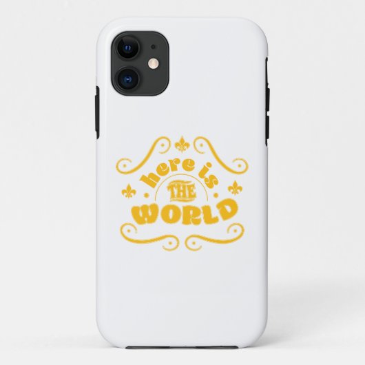 Coques Case-Mate iPhone Voici le monde (Dos)