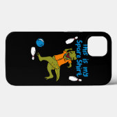 Coques Case-Mate iPhone Voici My Spare Shirt Funny Bowling Dinosaur Bowl (Verso (horizontal))