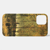 Coques Case-Mate iPhone Voie avec peupliers par Vincent van Gogh (Verso (horizontal))