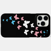 Coques Case-Mate iPhone Voie de papillon Transgenre Pride (Verso (horizontal))