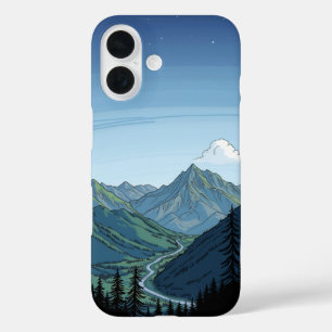 Coques iPhone 16 Voie pacifique : Un Doodle Inspiré Par La Nature