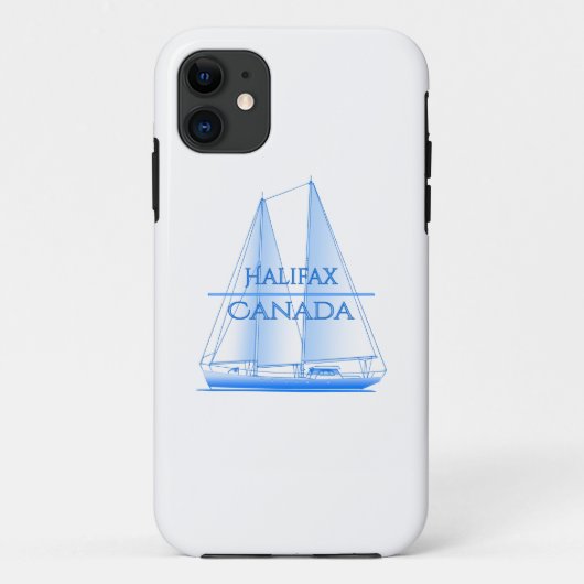 Coques Case-Mate iPhone Voile nautique côtière de Halifax (Dos)