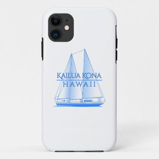 Coques Case-Mate iPhone Voile nautique côtière de Kailua Kona (Dos)