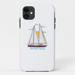 Case-Mate iPhone Case Voile nautique côtière de Newport Beach