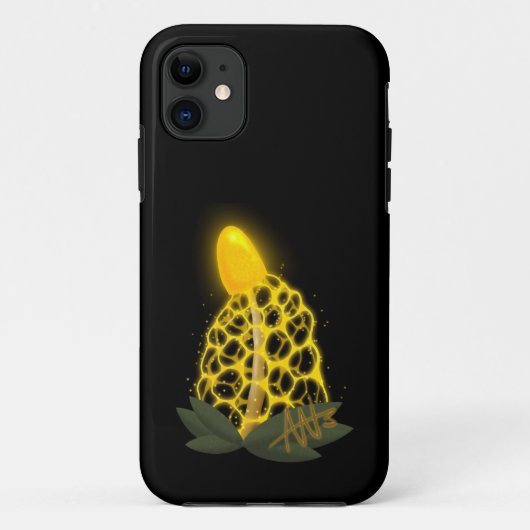 Coques Case-Mate iPhone Voile nuptiale magique Champignon jaune étincelant (Dos)