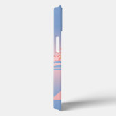 Coques Case-Mate iPhone Voilier rose et bleu (Verso / Droite)