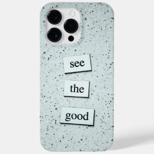 Coque Pour Pour iPhone 14 Pro Max "Voir le bon - Vibes positives Conception de boîti