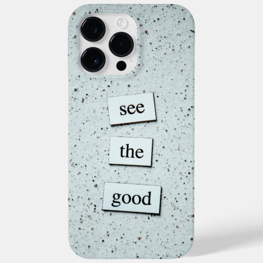 Coques Case-Mate iPhone "Voir le bon - Vibes positives Conception de boîti (Verso)