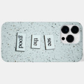 Coques Case-Mate iPhone "Voir le bon - Vibes positives Conception de boîti (Verso (horizontal))