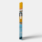 Coques Case-Mate iPhone Voiture bleu rouillé et mur jaune (Verso / Droite)