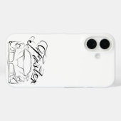 Coques Case-Mate iPhone Voiture de course en tribaux (Verso (horizontal))