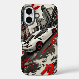 Coques iPhone 16 voiture de sport